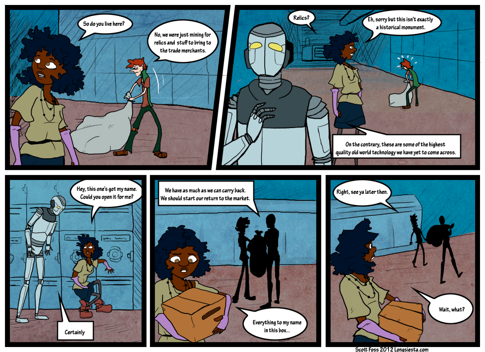 Life as a cyberpunk hobo is too glamorous for her to pass up.